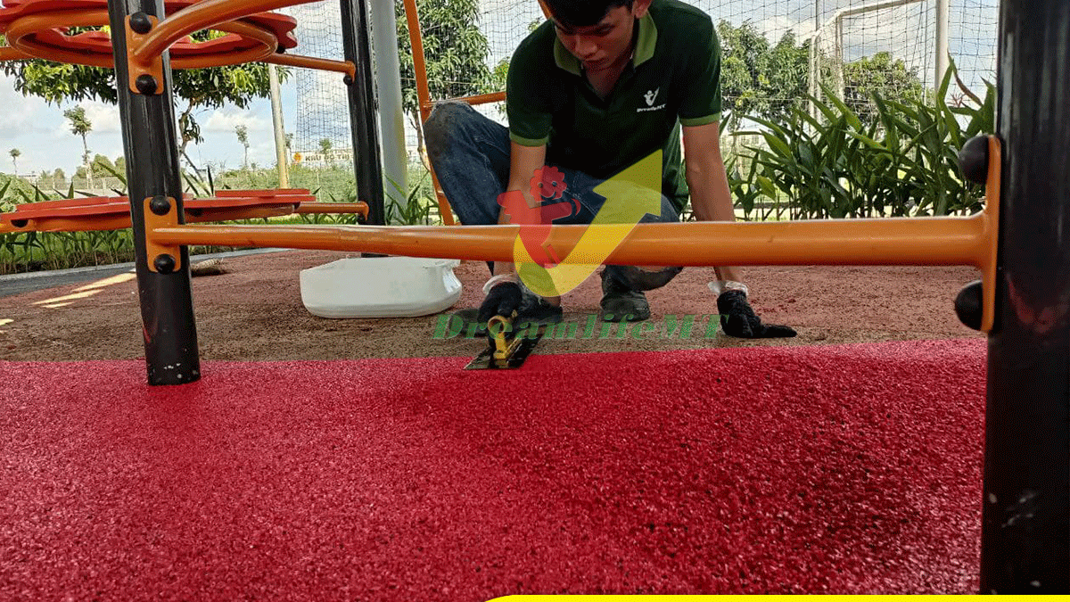 Cải tạo sàn cao su EPDM tại thành phố Cần Thơ